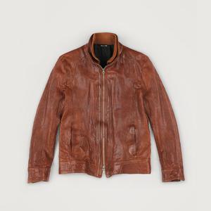 빠니깔레 더블 집업 양가죽 재킷 F-NLJP56