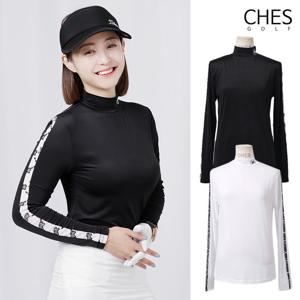 [체스] 미우 퍼포먼스 소매한줄해골 여성골프 쿨이너