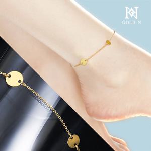 골드앤 14K 트리플 코인 발찌 YG