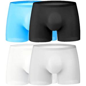 남성용 투명 무봉제 팬티 실크 드로즈 남자 속옷 심리스