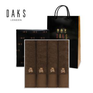 닥스타올 헤링본테디세면 4매 선물포장