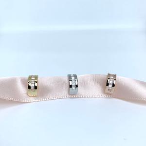 [폭스타일] [낱개판매] 크리스탈 투 라인 이어커프