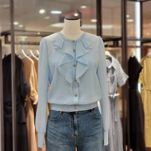 쥬크 프릴 단추포인트 블라우스Z212MSC007