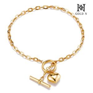 [당일 출발]골드앤 14K 앤러브 토글체인 팔찌