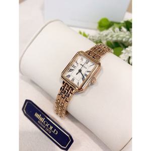 미니골드 로즐리 스퀘어 워치 W235MWRG W235MWWH