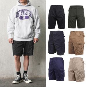 로스코 무지 BDU 카고 반바지