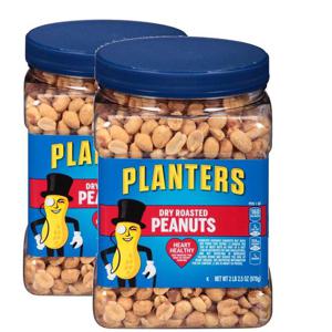 미국직구 플랜터스 드라이 로스트 피넛 견과류 땅콩 978g 2팩