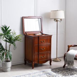 [더리체] 수입가구 셀리나 엔틱 오픈 거울 서랍 화장대