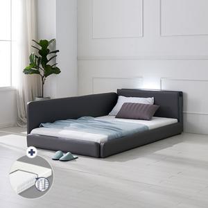 [지베스] 스테디2 LED 슬림가드 저상형침대 SS+독립매트