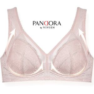 [판도라by비비안] 레이스망 무빙 노와이어 풀컵 브라 br7130