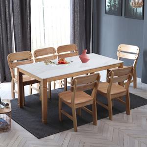 베스트리빙 제니스 다빈치 12T 포세린 통세라믹 6인(1600) 식탁세트/의자 6개