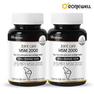 로니웰 관절케어 MSM 2000 120정 2개 (총 4개월분)
