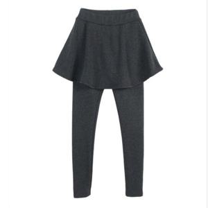 밍크털 여성 데일리 패션 의류 3부 치마 레깅스 차콜