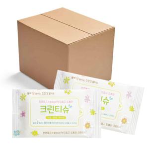 크린티슈 물에잘풀리는 친환경물티슈 10매60개 비데용