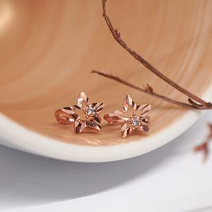 오팔하우스 14k 컷팅 별 원터치 미니 귀걸이 OPKYE0503