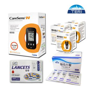 TG 케어센스N 혈당계+시험지150매+침200개+솜100매
