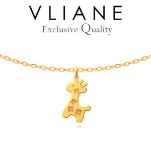 [브리앙] 14K 아기 기린 목걸이 (미아방지,돌잔치,돌선물,명품)