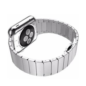애플워치 호환 링크브레이슬릿 메탈 스트랩 밴드 실버 42/41/40/38mm