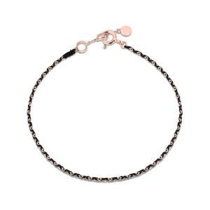 [도로시] 14k 트윗 블랙실크 팔찌