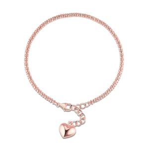[도로시] 14k 통통하트 케이브링크 팔찌
