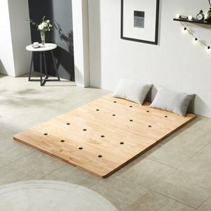 참죽 원목 노블 매트리스 깔판 저상형 침대 프레임 라지킹