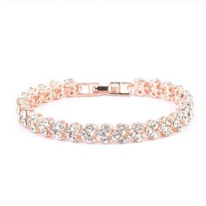 예쁜팔찌 크리스탈 로미아팔찌 화이트DG