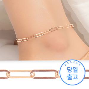 [엘렌쥬얼리]18K 신 클립 체인 발찌