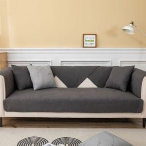 [러빙랩]물결 순면 쇼파패드 논슬립 패드 4인용 소파 90x240cm