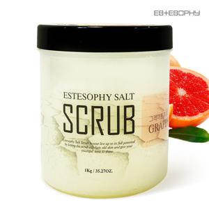 에스테소피 스크럽 솔트 솝 자몽 1kg 사우나소금 미용소금
