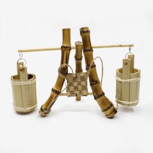 [박씨상방] 대나무 장식용 물지게 미니T