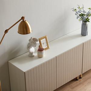 [헤닝] 파스텔 미니멀 높은 거실장 1200 + 골드다리 추가