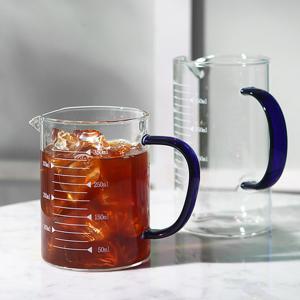 [레벤호프] 내열유리 블루핸들 계량컵 350ml