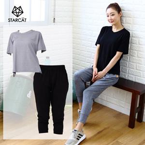 [스타캣]여성요가복세트 필라테스복세트 빅사이즈세트TS11PS80Q3
