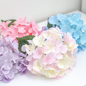 수국 조화 꽃 커튼 집게 타이백 15cm 4컬러 인테리어 실내 장식 소품 고정 홀더 선물 꾸미기