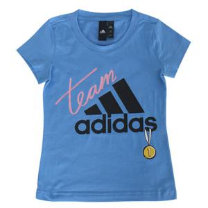 아디다스 키즈 그래픽 반팔 티셔츠 매장판 - DV0286