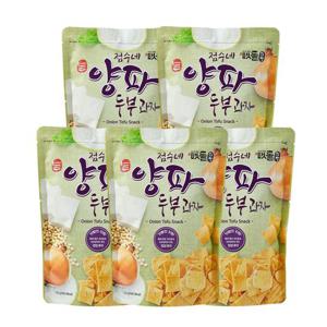 오븐에 구운 국산콩 양파 두부과자 120g 5봉