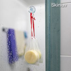 국산 튼튼한 4겹 비누거품망 세안 버블망 비누망+부착고리