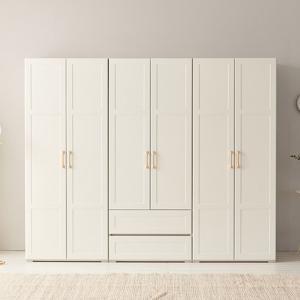 나무뜰 메이 2400 키큰 투서랍 옷장 세트 JNF051C (착불)