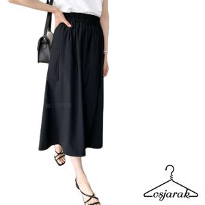 여성 랩스타일 큐롯 밴딩팬츠 옆포켓 통넓은 7부 바지