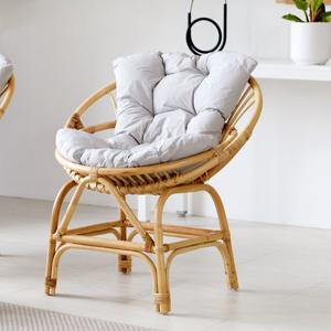 사라방드 라운지 라탄의자_자야_Up1/방석포함/라탄체어/암체어