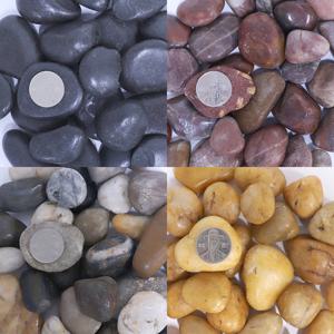 화분월드 우화석 강자갈 5호 소포장 흑자갈 백자갈 정원자갈