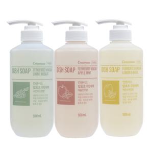 컨센서스 발효초 주방세제 500ml x4개 (3가지향 택1)