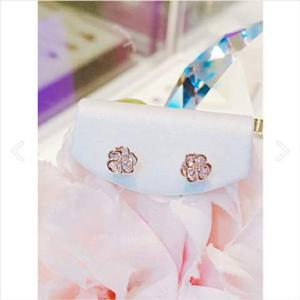 미니골드 14K 러브팬치 장미 귀걸이 ELKS4004