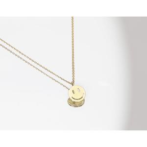 미니골드 10K [럭키 애뮬릿] 해피 스마일 펜던트 PLKM0002