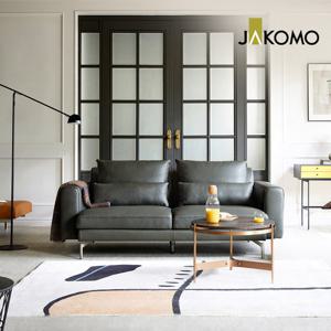 [자코모] 노르딕 3인 이태리 천연면피 소가죽 소파+스툴