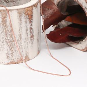 오팔하우스 14k 3푼 각줄 체인 OPKJN10622