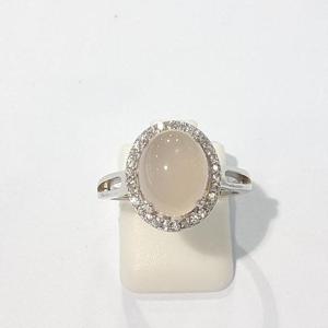 [블루케이] 레드 장미석 원석 반지 210717-18 4월탄생석