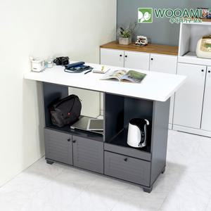 우아미가구 모노 홈 갤러리 서랍형 아일랜드 홈바 JD5017