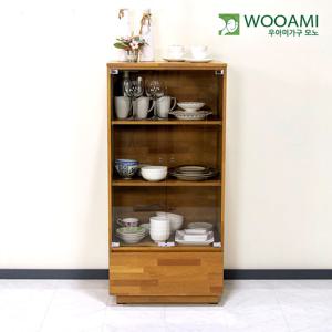 우아미가구 모노 리카 600 유리 장식장 JD5046