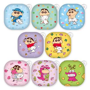 짱구와 흰둥이 갤럭시 버즈2/프로/라이브 하드젤리케이스